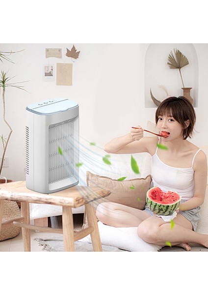 Taşınabilir Mini Klima Fanı USB Su Su Buharlı Vantilatör Kişisel Hava Soğutma Fanı Masaüstü Nemlendirme Fanı (Yurt Dışından) modelleri