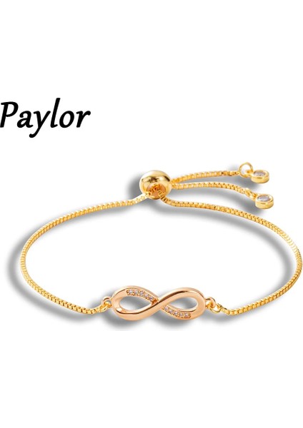 A12 Paylor Kadınlar Için Lüks Avrupa Moda Bilezikler Kübik Zirkonya Infinity Tenis Bilezik Femme Takı Hediye (Yurt Dışından)