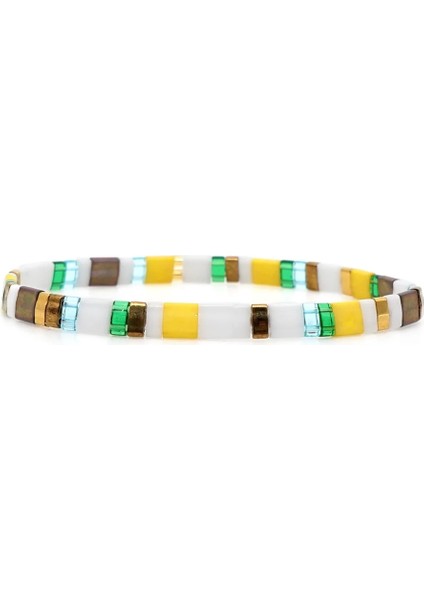 No.19 Boyutu Kadınlar Için Bohem Bilezikler Mıyukı Tila Boncuk Bilezik Boho Renkli Pulseira Mujer Ayarlanabilir Takı Moda Hediye Yeni (Yurt Dışından)