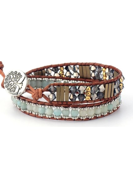 Kadınlar Strand Bilezik High End Ite Taş Kristal Vintage Wrap Bilezikler Manşet Bileklik Takı (Yurt Dışından) fırsatları