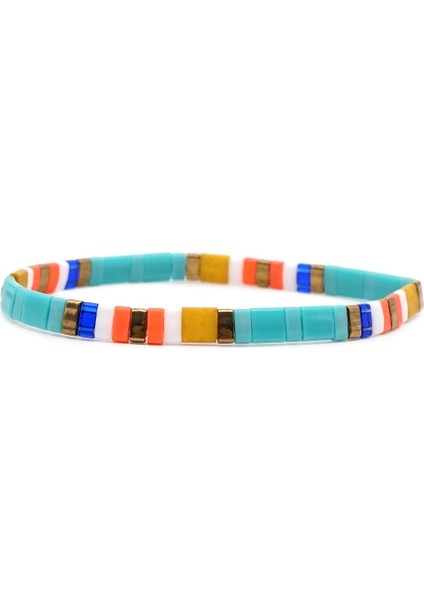 No.6 Boyutu Kadınlar Için Bohem Bilezikler Mıyukı Tila Boncuk Bilezik Boho Renkli Pulseira Mujer Ayarlanabilir Takı Moda Hediye Yeni (Yurt Dışından)