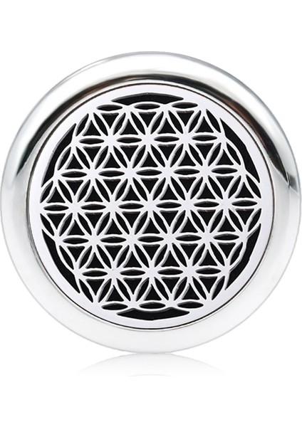 Turuncu Renk Stili PC605 Yaşam Çiçeği Tokat Bilezik Uçucu Yağ Bileklik Difüzör Aromaterapi Silikon Ayarlanabilir Bileklik Çocuk Parfüm Madalyon (Yurt Dışından)