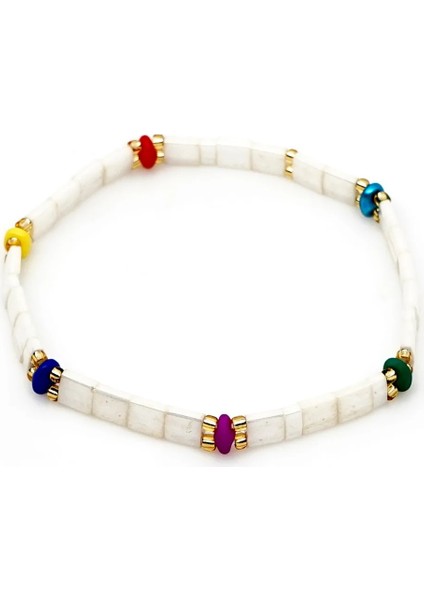 No.16 Boyutu Kadınlar Için Bohem Bilezikler Mıyukı Tila Boncuk Bilezik Boho Renkli Pulseira Mujer Ayarlanabilir Takı Moda Hediye Yeni (Yurt Dışından)