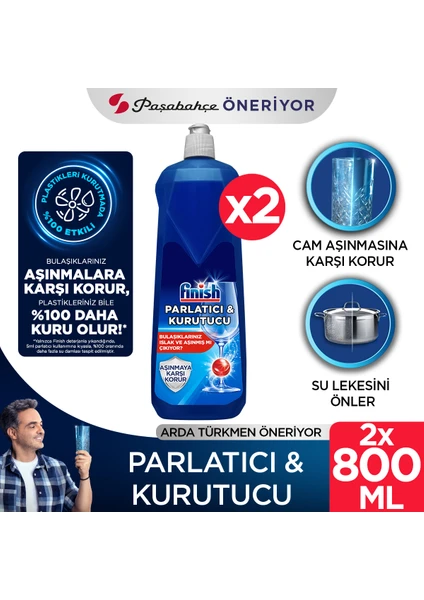 Bulaşık Makinesi Parlatıcı 2x800 ml