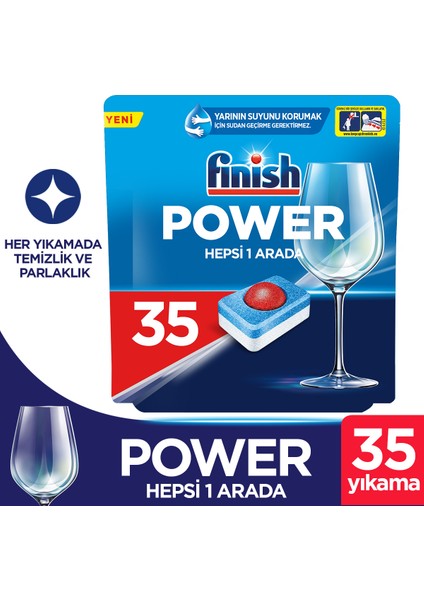 Hepsi Bir Arada Bulaşık Makinesi Deterjanı Tableti 35 Yıkama