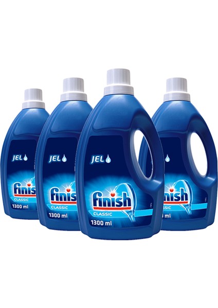 Classic Jel 4x1300 ml Bulaşık Makinesi Deterjanı