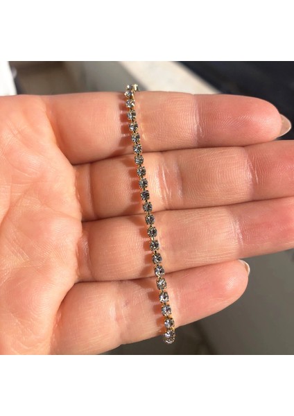 5mm Altın Rengi 18CM Moda Kadınlar Için Çok Renkli Tenis Bilezik Zirkonya Charm Tasarımcı Teain Erkekler Bilezik Düğün Takı KC128 (Yurt Dışından) fırsatları