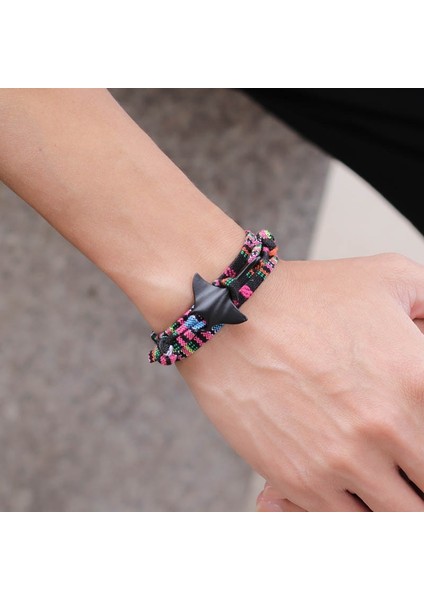 Stil 4 Sevimli Deniz Yaşamı Manta Bilezik El Yapımı Dokuma Halat Braclet Bohemia Erkek Kadın Makrome Braslet Ayarlanabilir Etnik Takı Pulsera (Yurt Dışından)