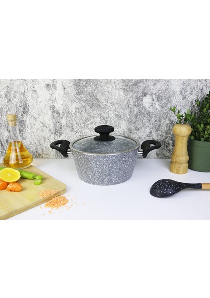 Eco Bio Granit 20 cm Derin Tencere