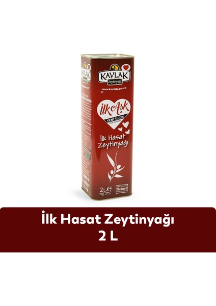 Kavlak Ilk Hasat Soğuk Sıkım Zeytinyağı 2 Lt