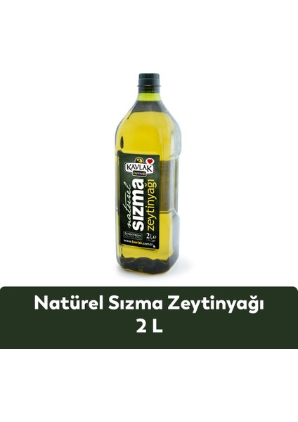 Kavlak Naturel Sızma Soğuk Sıkım Zeytinyağı 2 Lt Pet Şişe