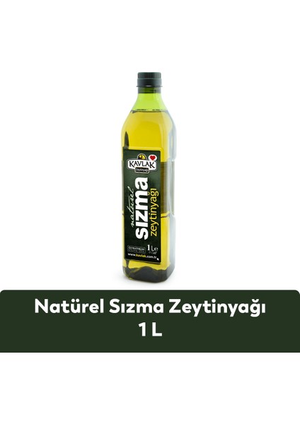 Kavlak Naturel Sızma Soğuk Sıkım Zeytinyağı 1 Lt Pet Şişe