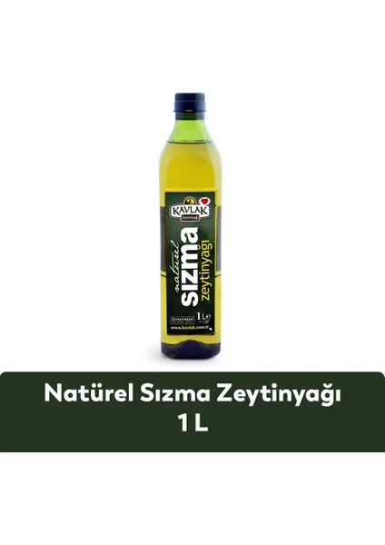 Kavlak Naturel Sızma Soğuk Sıkım Zeytinyağı 1 Lt Pet Şişe