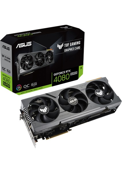 TUF-RTX4080S-O16G-GAMING Nvıdıa Geforce Rtx 4080 Super 16GB GDDR6X 256BIT  Oc 2xhdmı 3xdp Rgb Dlss3 Ekran Kartı 