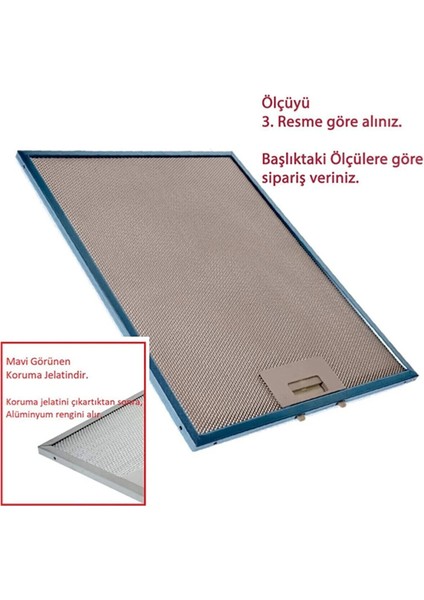 Profilo DVE6G520 Uyumlu Duvar Tipi Davlumbaz Yağ Filtresi modelleri