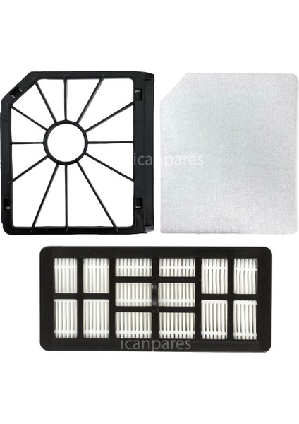 Arçelik Uyumlu S 4240 C Süpürge Hepa Filtresi Mikro Filtre ve Çerçevesi