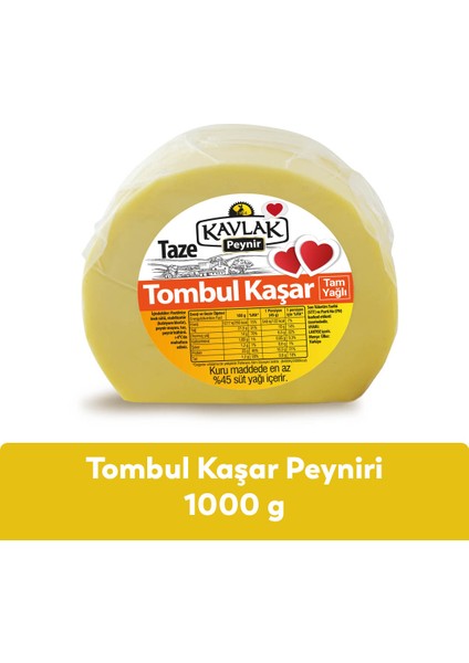 Kavlak Taze Tombul Kaşar Peyniri
