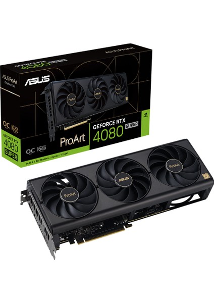 PROART-RTX4080S-O16G Nvıdıa Geforce Rtx 4080 Super 16GB GDDR6X 256BIT  Oc HDMI 3xdp Dlss3 Ekran Kartı 