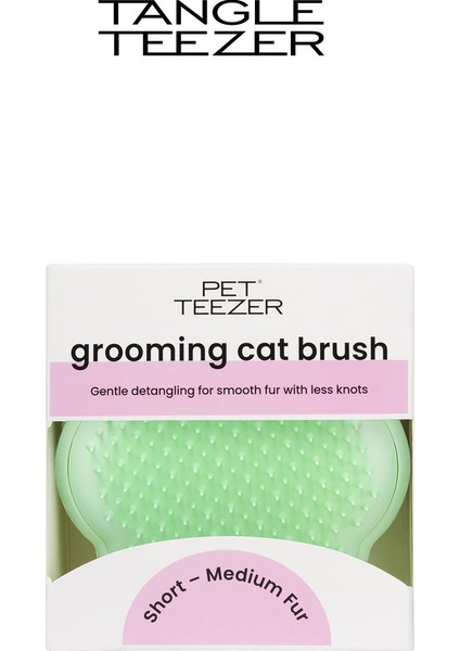 Cat Grooming Brush Green Kedi Bakım Fırçası