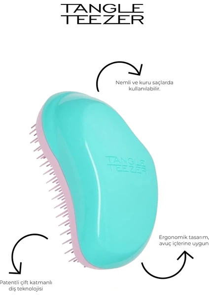 Tangle Teezer Original Cornflower Charm Saç Fırçası