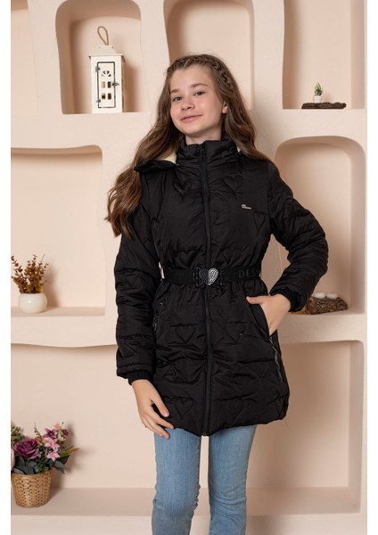Kapşonlu Içi Yünlü Kız Çocuk Mont fiyatları
