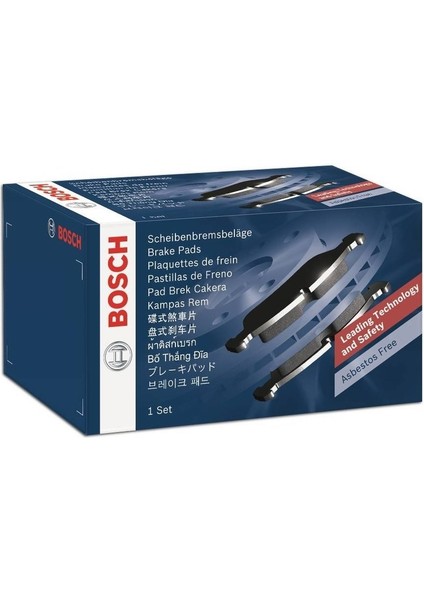 Ford Fiesta Arka Fren Pabuçlu Balata 2008-2013 Bosch