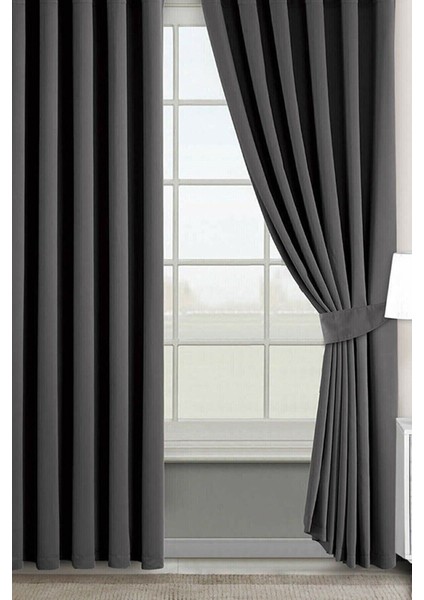 Blackout Perde 2 Adet Işık Geçirmez Güneşlik Fon Perde Işık Geçirmez Fon Perde 2'Li