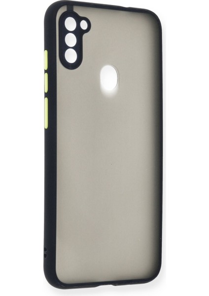 Samsung Galaxy M11 Kılıf Montreal Silikon Kapak - Lacivert 300099