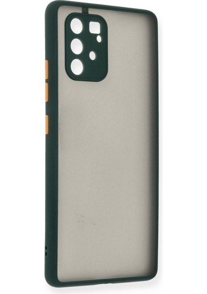 Samsung Galaxy A91 / S10 Lite Kılıf Montreal Silikon Kapak - Yeşil 300099