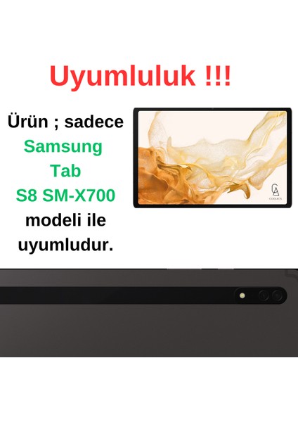 Samsung Galaxy Tab S8 SM-X700 ile Uyumlu Kırılmaz Tablet Temperli Cam Ekran Koruyucu fiyatları