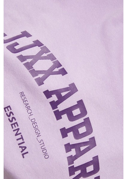 Jxriley Reg Ls Kadın Mor Sweatshirt 12248650-LILACBREEZE fırsatları