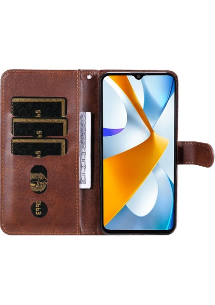 Xiaomi Poco C40 Fermuar Deri Koruyucu Kapak Kart Yuvası Tutucular (Yurt Dışından) indirimleri