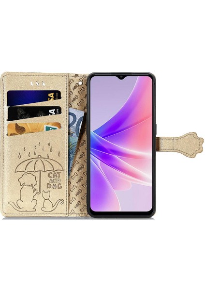 Oppo A77 Darbeye Kapak Kapak Için Kılıf Kısa Kayış Karikatür Hayvanlar Durumda (Yurt Dışından) indirimleri