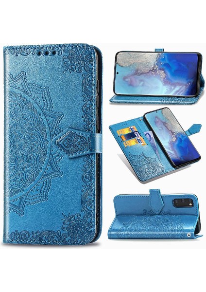 Samsung S20 Flip Kapak Kılıf Için Kılıf Zarif Desen Darbeye (Yurt Dışından)