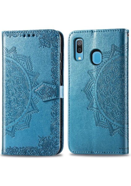 Samsung A30 Darbeye Dayanıklı Zarif Desen Basit Iş Çevirme (Yurt Dışından)