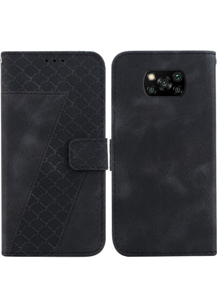 Xiaomi Poco X3/pro/nfc Kabartmalı Desen Kart Yuvası Fonksiyonu Için Telefon Kılıfı (Yurt Dışından)