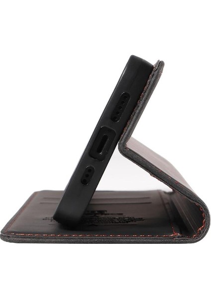 Honor Için Kılıf 90 5g Pu Deri Folio Cüzdan Manyetik Koruyucu (Yurt Dışından)
