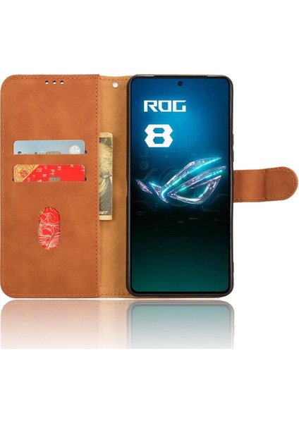 Asus Rog Telefon 8/asus Rog8 Deri Folio Flip Case ile Tam (Yurt Dışından)