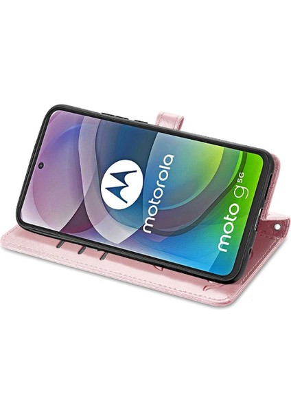 Moto G 5g Kılıf Için Kılıf Karikatür Hayvanlar Kısa Kayış Darbeye (Yurt Dışından)