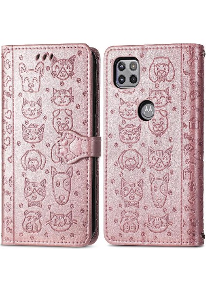 Moto G 5g Kılıf Için Kılıf Karikatür Hayvanlar Kısa Kayış Darbeye (Yurt Dışından) fiyatları