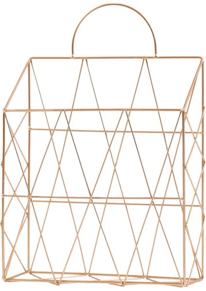 Adet Dergi Tutucu Asılı Duvara Monte Gazete Periyodik Kitap Metal Raf Depolama - Altın ve Siyah (Yurt Dışından) modelleri