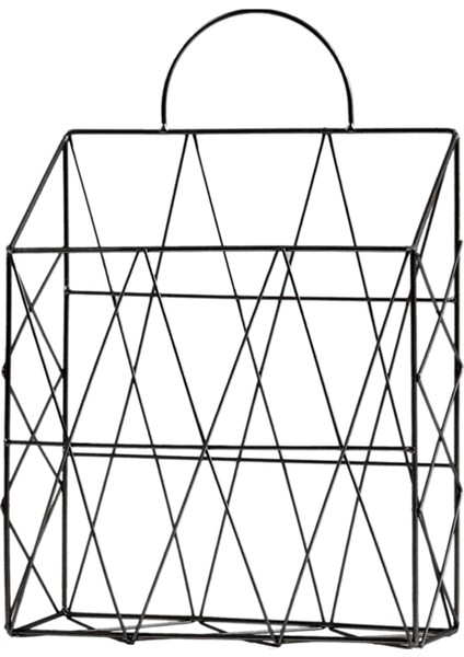 Adet Dergi Tutucu Asılı Duvara Monte Gazete Periyodik Kitap Metal Raf Depolama - Altın ve Siyah (Yurt Dışından) indirimleri