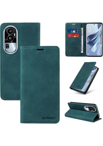 Oppo Oppo 10 Pro 5g Için Kılıf Koruyucu Folyo Cüzdan Manyetik Pu Deri (Yurt Dışından)