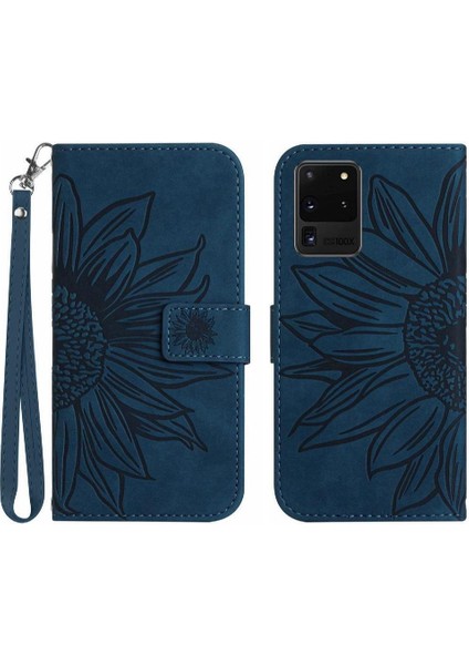 Samsung Galaxy S20 Ultra Flip Cüzdan Telefon Kılıfı Için Kart Yuvaları ile (Yurt Dışından)