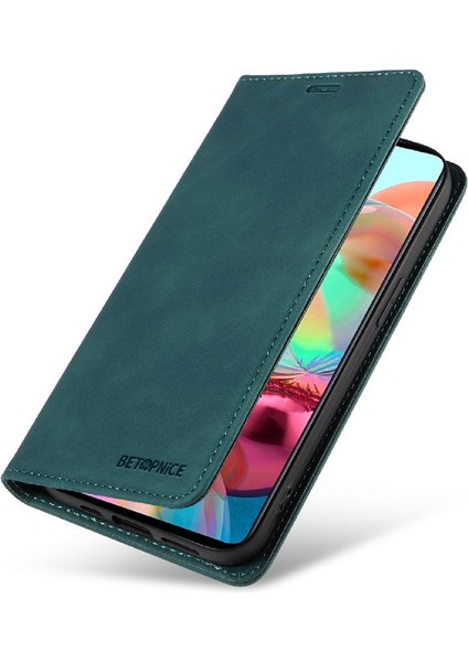 Samsung Galaxy A71 4g Pu Deri Koruyucu Folio Cüzdan Manyetik (Yurt Dışından)