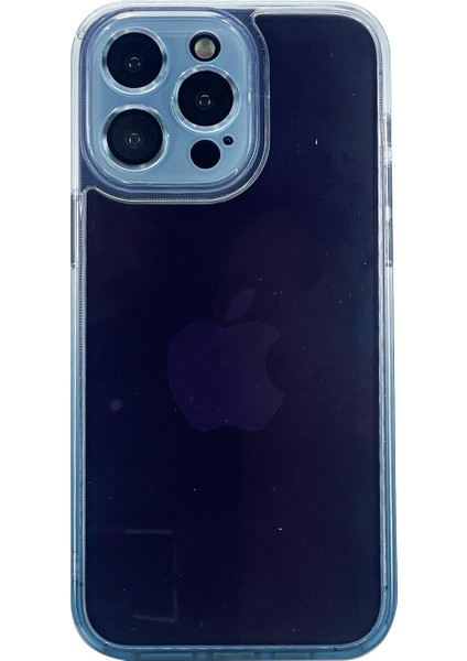 Apple iPhone 15 Pro Max Uyumlu Kamera Korumalı Yıldız Elmas Seri Arka Koruma Kılıf - Mavi
