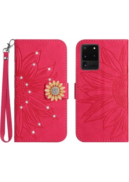 Samsung Galaxy S20 Ultra Flip Cüzdan Telefon Kılıfı Için Kart Yuvaları ile (Yurt Dışından)