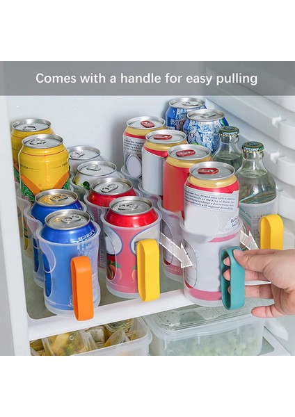 Buzdolabı Rafları Için Taşınabilir Soda Kutusu Organizatörü, Bira Kutusu Rafları, Buzdolabı Depolama Kaydırıcıları (3'lü Paket) (Yurt Dışından) fiyatları