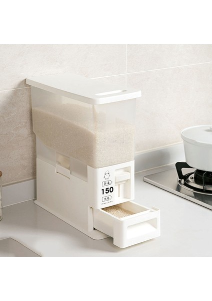 5kg Pirinç Dispenseri, Pirinç Saklama Kabı, Ölçülü Pirinç Silindiri, Neme Dayanıklı, Böceklere Dayanıklı, Mühürlü Pirinç Fıçısı (Yurt Dışından) modelleri