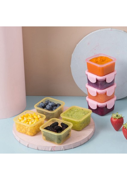 Mutfak Saklama Kutusu Plastik Kaplar Evcil Hayvan Maması Saklama Kabı Hava Geçirmez Gıda Saklama Kapları Nem Geçirmez Pembe (Yurt Dışından) modelleri